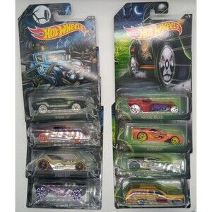 Lot of 8 - Hot Wheels Happy Halloween Series Scorcher Ratical Racer Zotic